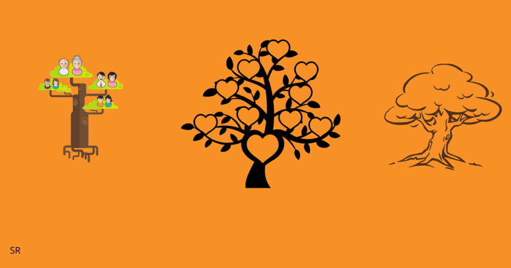 a picture showing a tree 