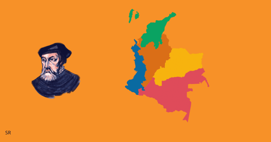 an image showing a spanish guy and a region based on spanish
