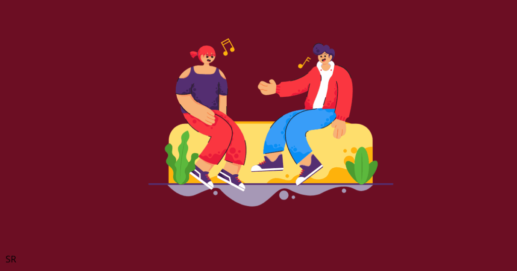 two guys communicating with each other 