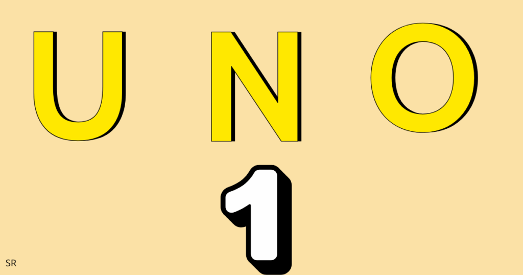 an image showing uno and 1