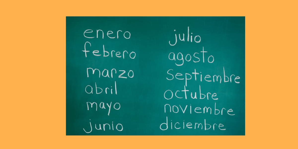 Months in spanish