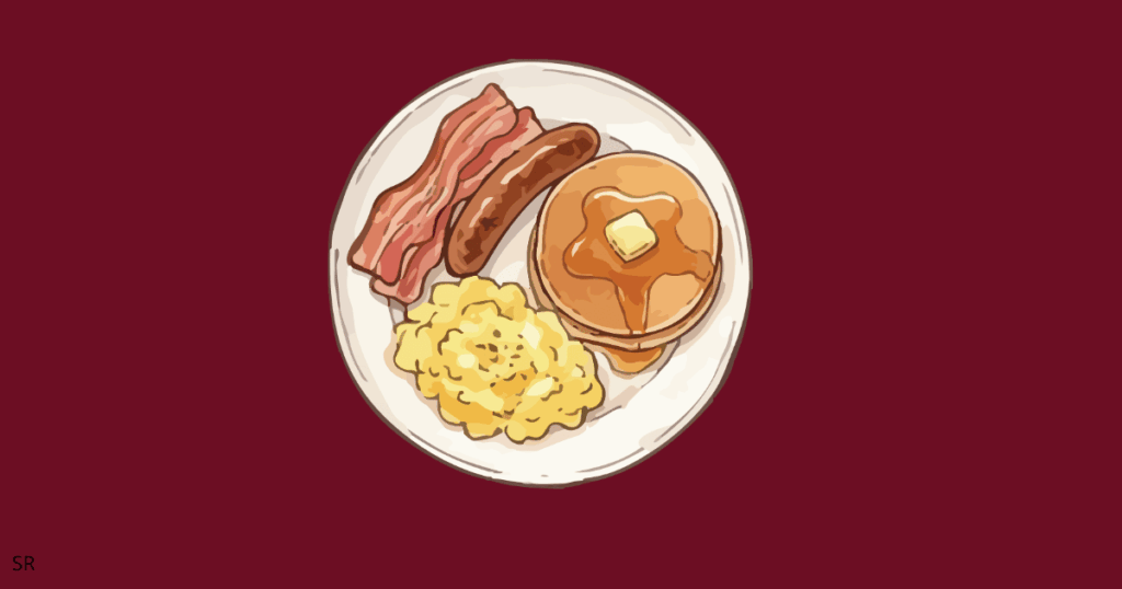 an image showing a breakfast