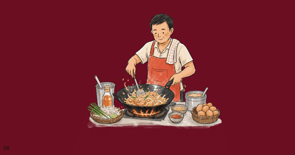 an image showing a chef cooking